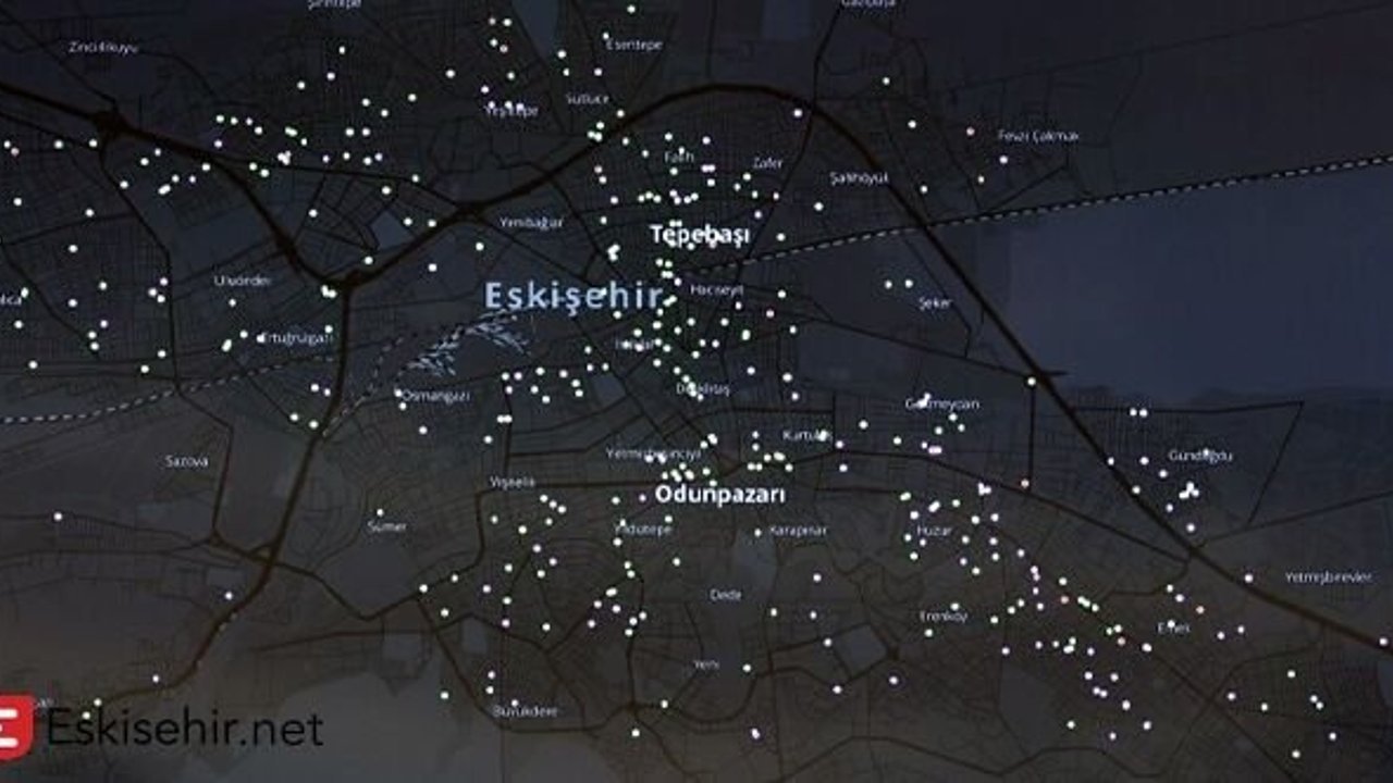 Bakan Koca Eskişehir'in koronavirüs yoğunluk haritasını paylaştı