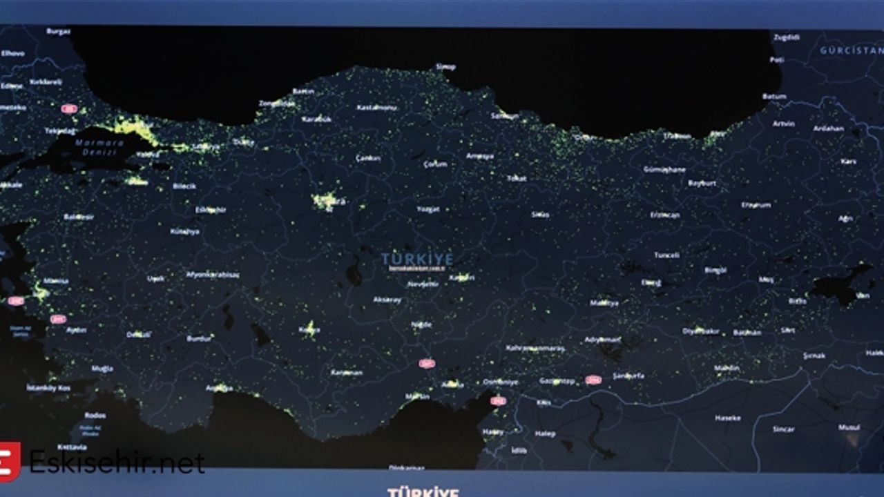 İşte Eskişehir’in koronavirüs yoğunluk haritası!