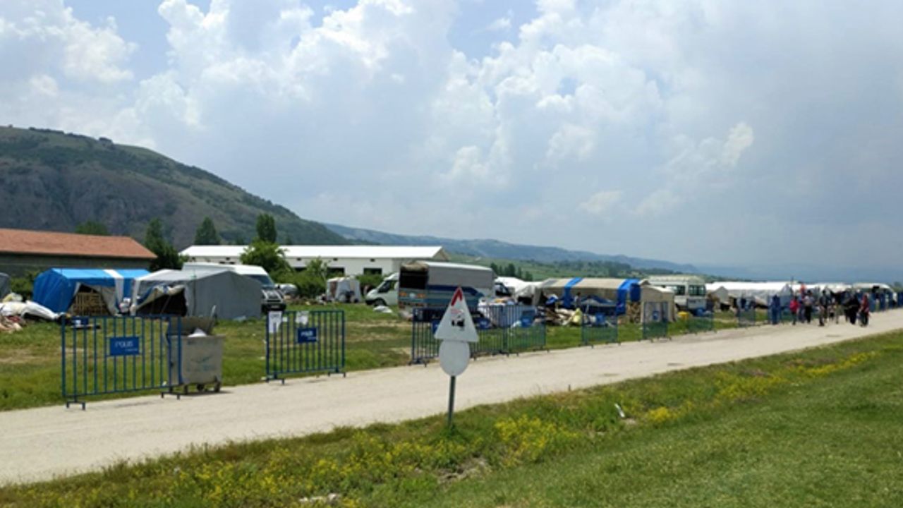 Eskişehir’de 200 nüfuslu çadır kent karantinaya alındı