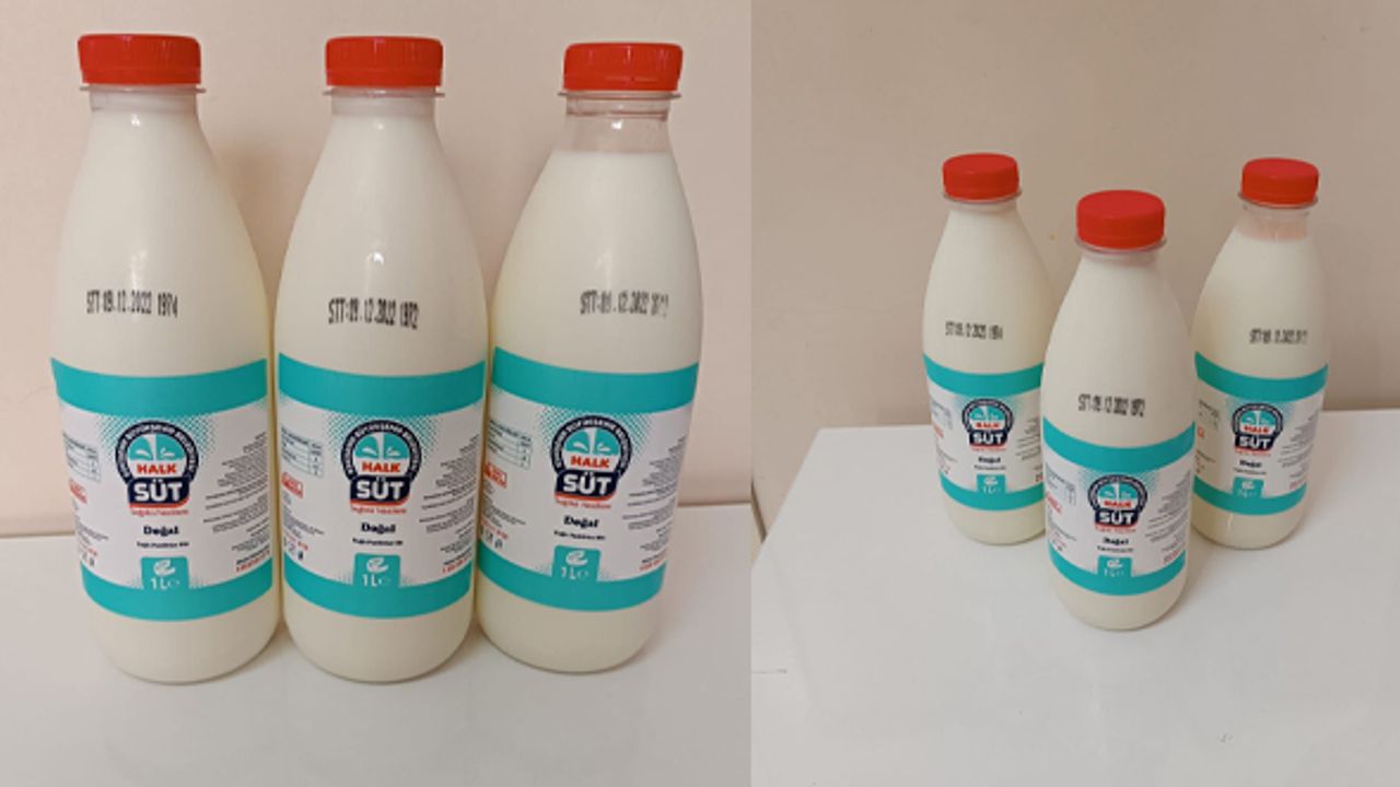 Halk Süt yeni 1 litrelik ambalajı ile satışta