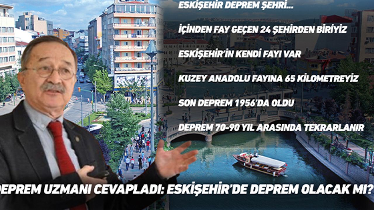 Deprem uzmanı cevapladı: Eskişehir’de deprem olacak mı?