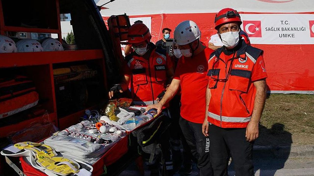 UMKE Eskişehir de deprem bölgesine desteğe gidiyor