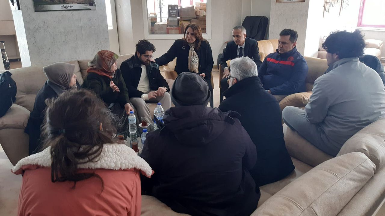 99 afetzede Eskişehir Öğretmenevinde misafir ediliyor