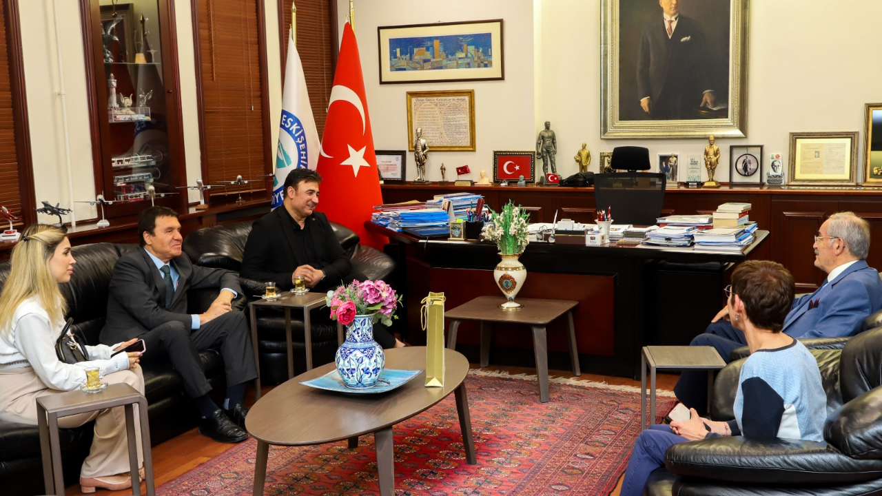 MESAM Başkanı Ergül'den Büyükerşen'e ziyaret