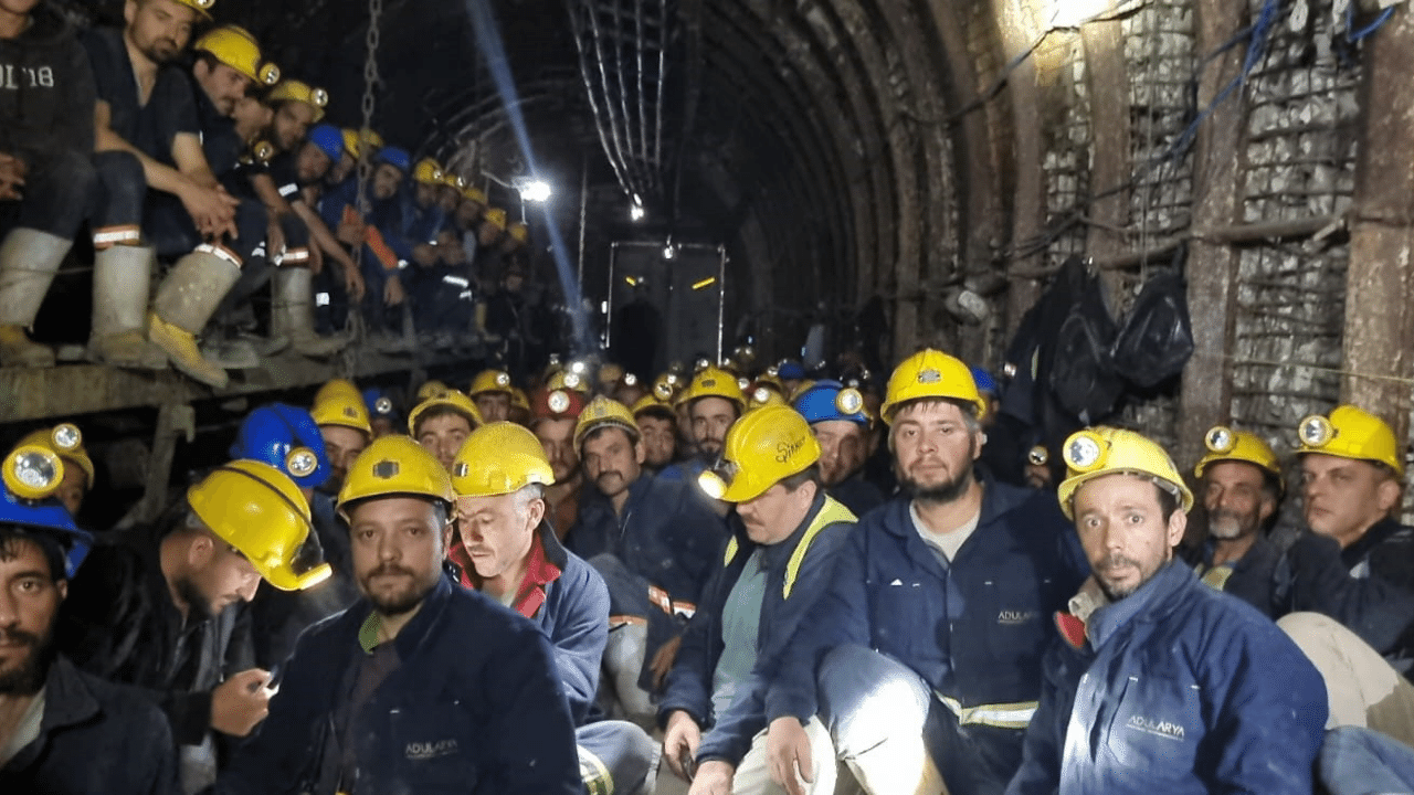 Maden işçilerinin açlık grevinde 4’üncü güne girildi