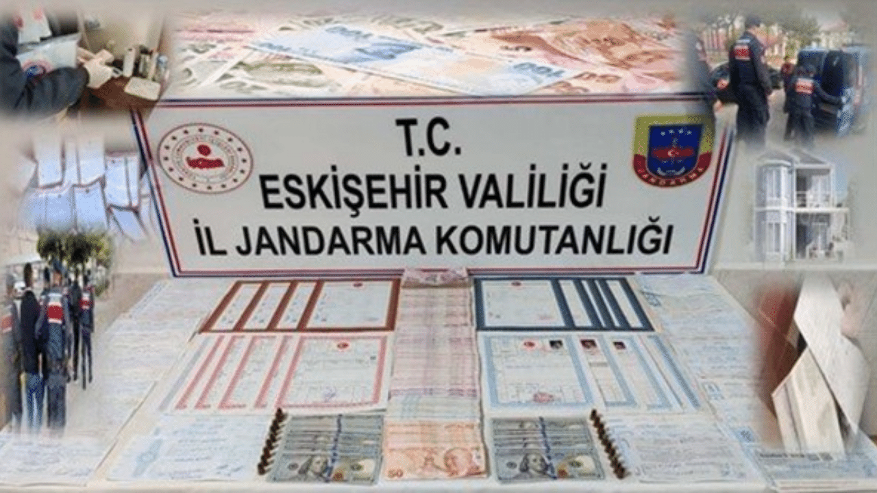 Eskişehir'de tefecilik operasyonu 365 milyon TL'ye el konuldu