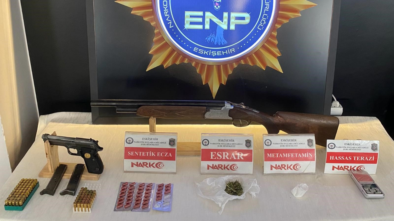 Eskişehir’de uyuşturucu operasyonu: 13 şüpheli tutuklandı