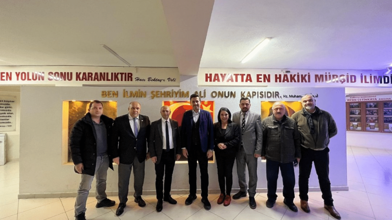 İYİ Parti'den, Hacı Bektaş Veli Anadolu Kültür Vakfı'na ziyaret