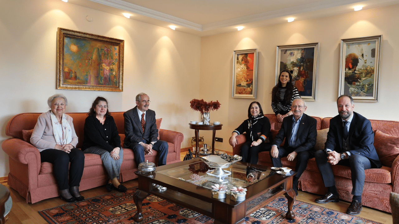 Kılıçdaroğlu, Büyükerşen'i evinde ziyaret etti