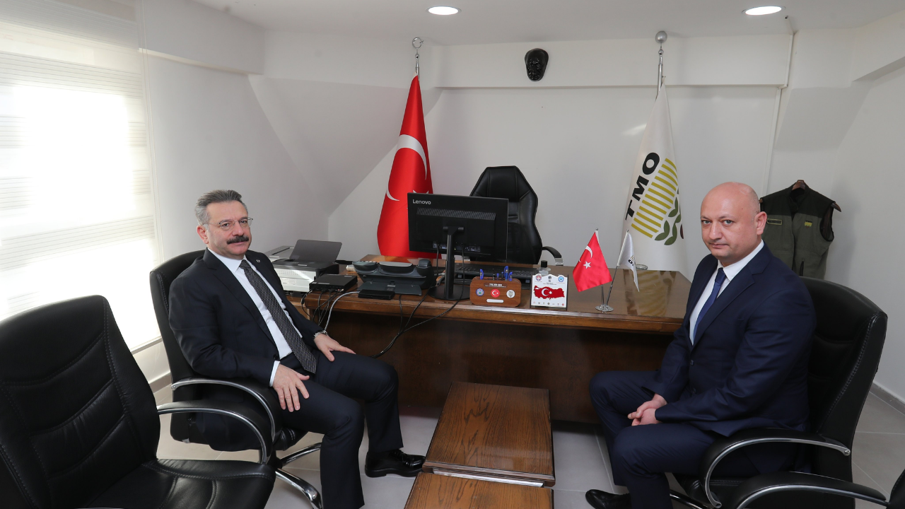 Eskişehir Valisinden Toprak Mahsulleri Ofisine ziyaret