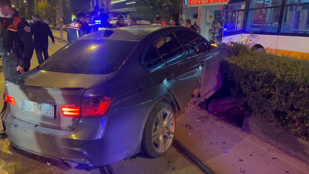 Eskişehir’de film gibi kovalamaca: Polisten kaçan araç kaza yaptı