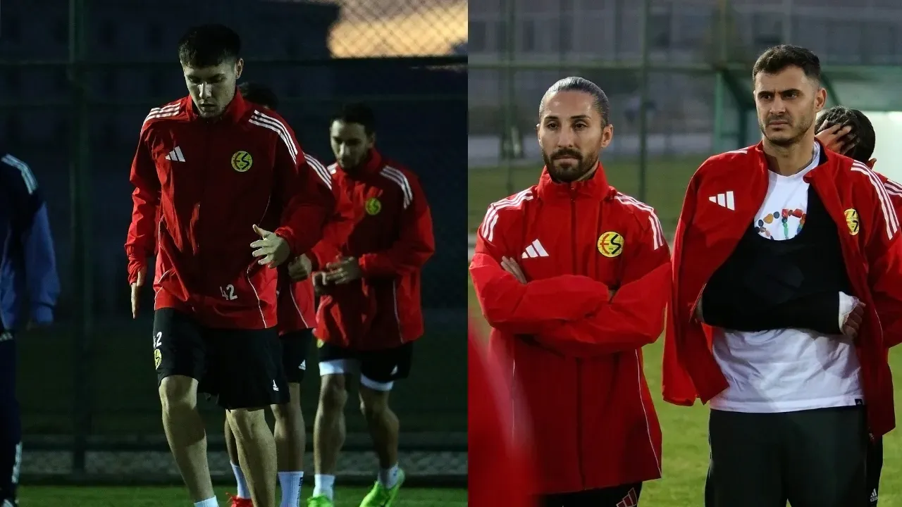 Eskişehirspor Afyonspor maçı öncesi son antrenmanı gerçekleştirdi