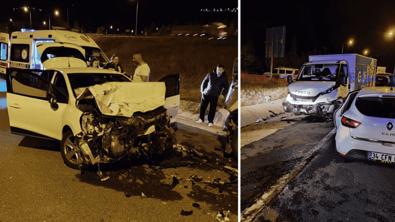 Eskişehir yolunda kafa kafaya çarpışan araçlar hurdaya döndü: 2 yaralı