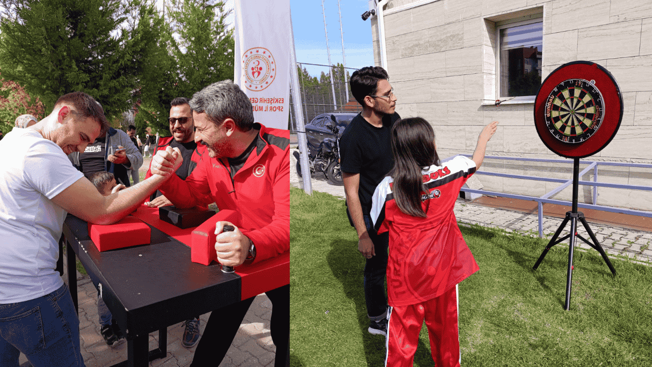Eskişehir'de Gençlik ve Spor Festivali renkli anlara sahne oldu