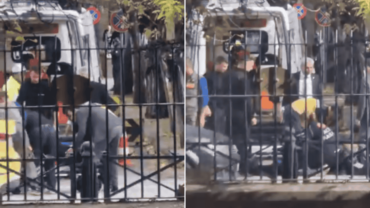 Atatürk Caddesi'nde kaza: Motosiklet sürücüsü hastaneye kaldırıldı