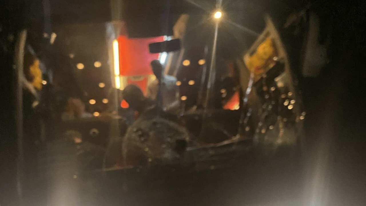 Eskişehir'den çıkan otobüs kaza yaptı, camı paramparça oldu!