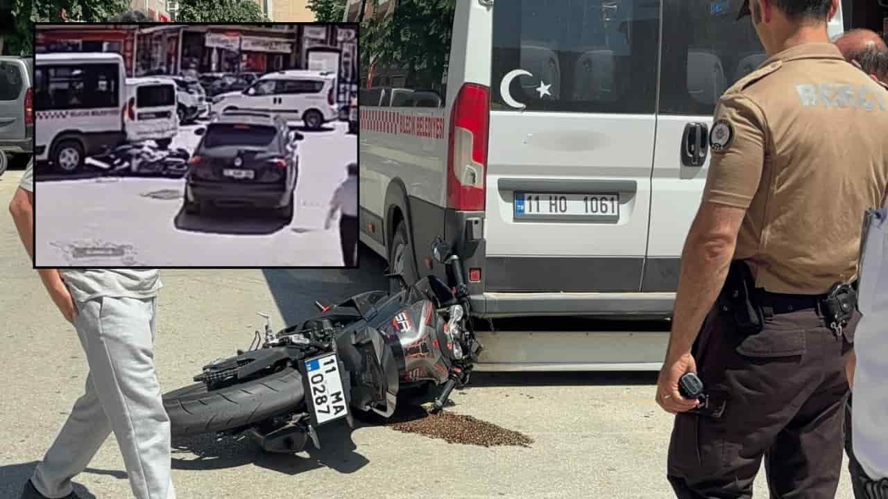 Faciaya kıl payı: Minibüsün altında kalmaktan son anda kurtu