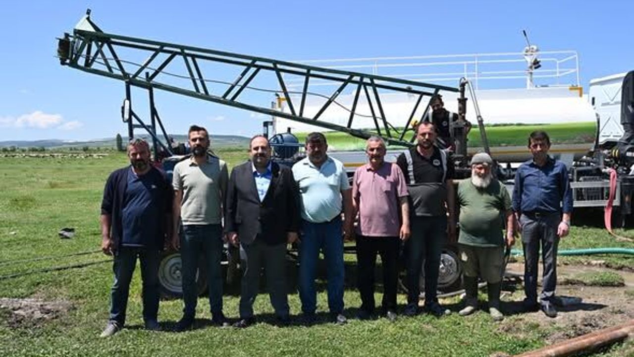İnönü’de çiftçilere su desteği için yeni sondaj çalışması ba