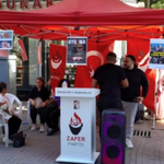 Zafer, Uyuşturucuyla Mücadele ile stant kurdu