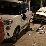 Eskişehir'de park halindeki araçları hurdaya çevirdi: Arkasına bakmadan kaçtı