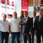 MHP Sarıcakaya İlçe Başkanlığı'nda Alaattin Karaoğlu yeniden seçildi