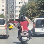 Eskişehir’de motosiklet üzerinde tehlikeli taşımacılık