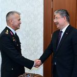 İl Jandarma Komutanlığına atanan Ergün'den, Vali Yılmaz'a ziyaret