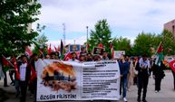 Eskişehir Osmangazi Üniversitesi’nde Filistin için yürüyüş yapıldı