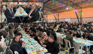 İnönü’de Kadir Gecesi’nde binlerce kişi iftar sofrasından bir araya geldi