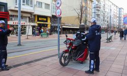 Eskişehir'de yayalaştırılmış bölgelerde denetim