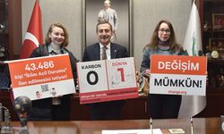 Başkan Ataç’tan Karbon:0 – Dünya:1 kampanyasına destek