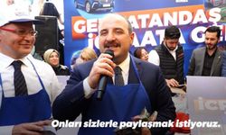 Bakan Varank, pazarcı önlüğü ile vatandaşa seslendi