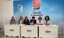 CHP Odunpazarı Kadın Kolları Basın açıklaması