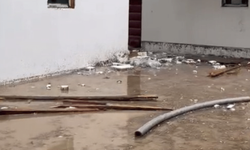 71 Evler Mahallesi'nde evleri su bastı