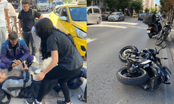 Atatürk Caddesi'nde yaralanmalı kaza!