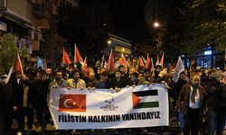 Eskişehir'de İsrail Protesto edildi