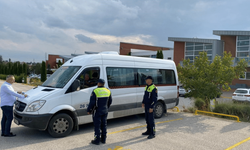 Jandarma ekipleri 91 okul servisini denetledi