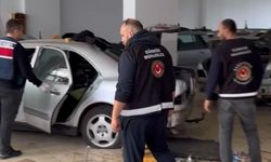 Kaçak oto ve yedek parça operasyonu:16 Araca el konuldu