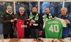 Kamanspor Eskişehirspor'u yemekte ağırladı