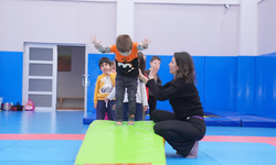 Tepebaşı Belediyesi'nin çocuk jimnastik kurslarına yoğun ilgi