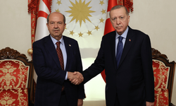 Cumhurbaşkanı Erdoğan, KKTC Cumhurbaşkanı Ersin Tatar ile bir araya geldi