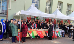 Eskişehir'de kadınlardan Filistin'e destek kermesi
