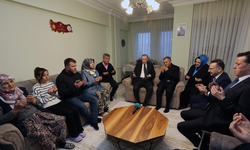 Cumhurbaşkanı Erdoğan, şehit ailesini ziyaret etti
