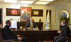 Kemal Azak, Bozüyük Belediye Başkanı Bakkalcıoğlu ile buluştu