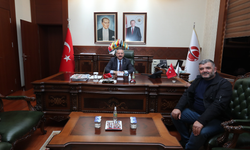 Vali Aksoy, Muhtar Ahmet Yalçın ile bir araya geldi