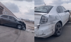 Eskişehir OSB yolunda kaza: İki araç birbirine girdi!