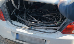 Çiftçilerin kabusu olan kablo hırsızları Eskişehir yolunda yakalandı