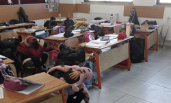 Eskişehir'deki okulda deprem tatbikatı yapıldı