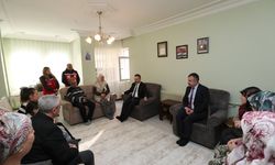 Vali Aksoy şehit Muhammed Tunahan Evcin'in ailesini ziyaret etti