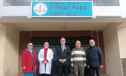 Yücel'den Mithat Paşa İlkokulu'na ziyaret